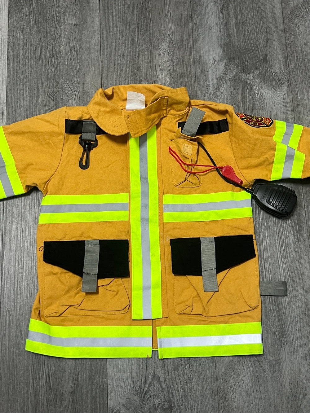 Teetot & Company Inc. kids firefighter costume jacket / size 5-6